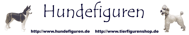 Hunde Figur. Die Figuren sind aus Porzellan Metall Bronze Silber Stein und Keramik